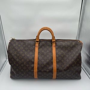 Vintage Louis vuitton monogram keepall 60